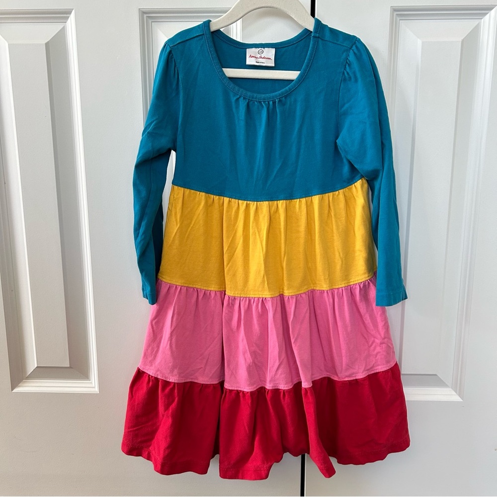 Hanna Andersson Colorblock Twirl Dress